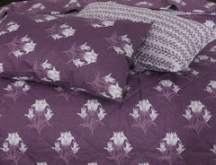 Quilted Comforter Set 6 Pcs Design 1039
