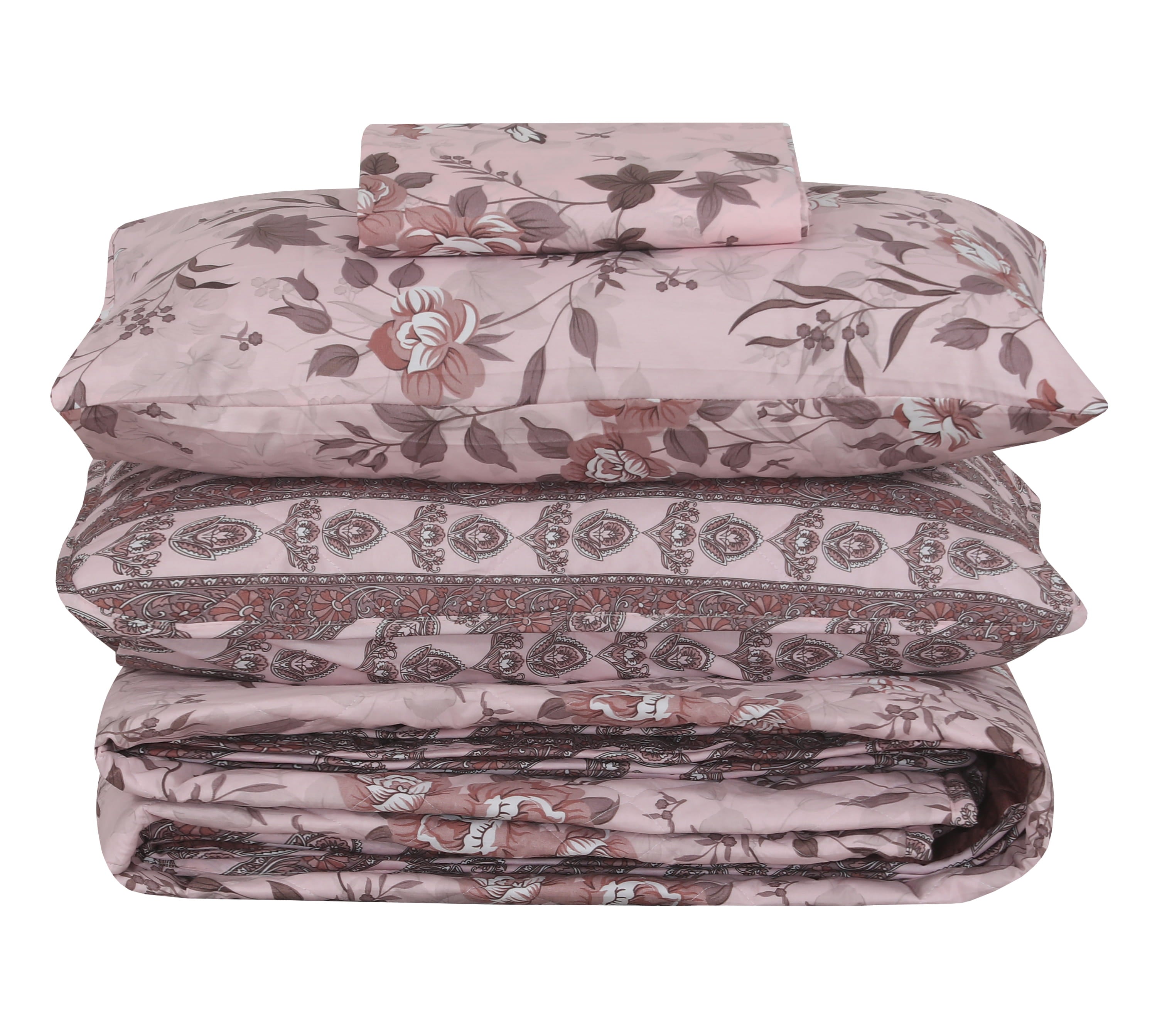 Quilted Comforter Set 6 Pcs Design 1043