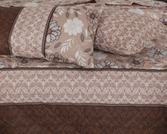 Quilted Comforter Set 6 Pcs Design 1025