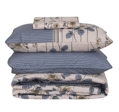 Quilted Comforter Set 6 Pcs Design 1033