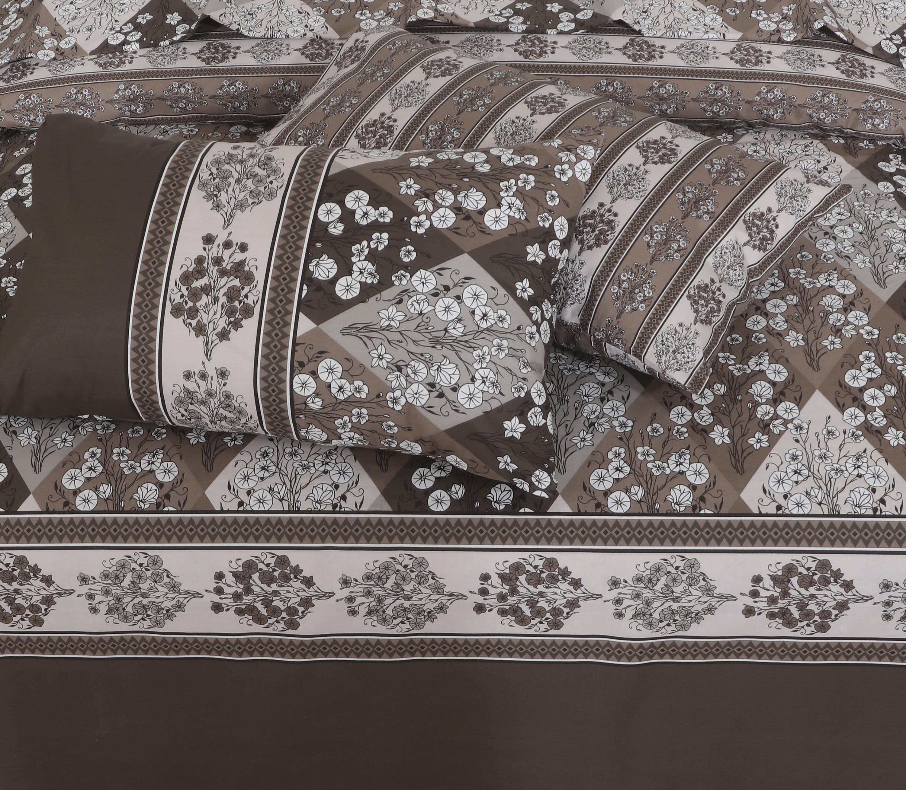 Floral  Quilt Cover 6 Pcs Design #243