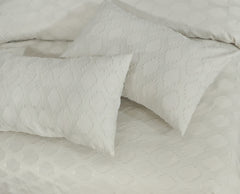 Motif Jacquard Quilt Cover 3 Pcs #268