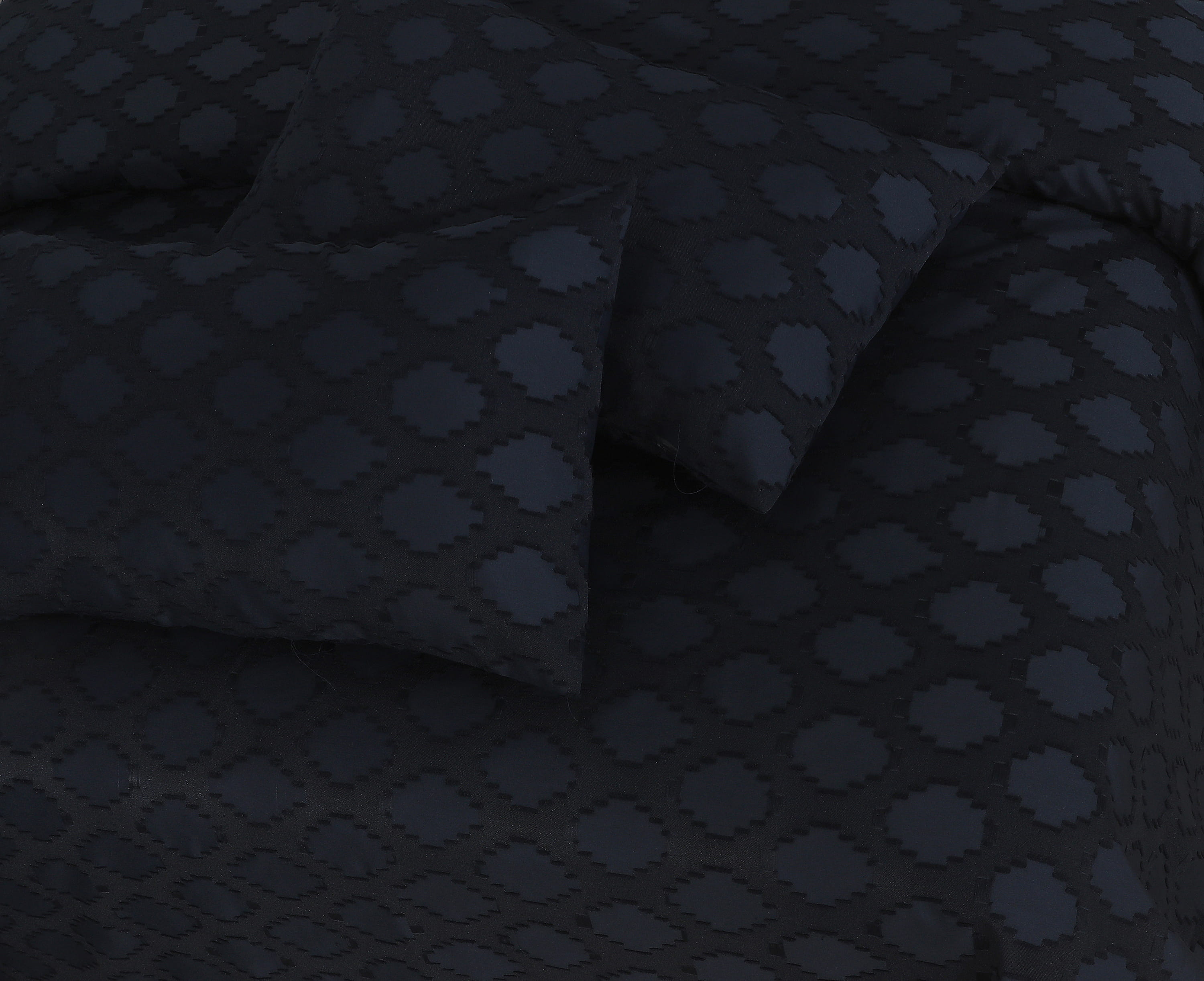 Motif Jacquard Quilt Cover 3 Pcs #276