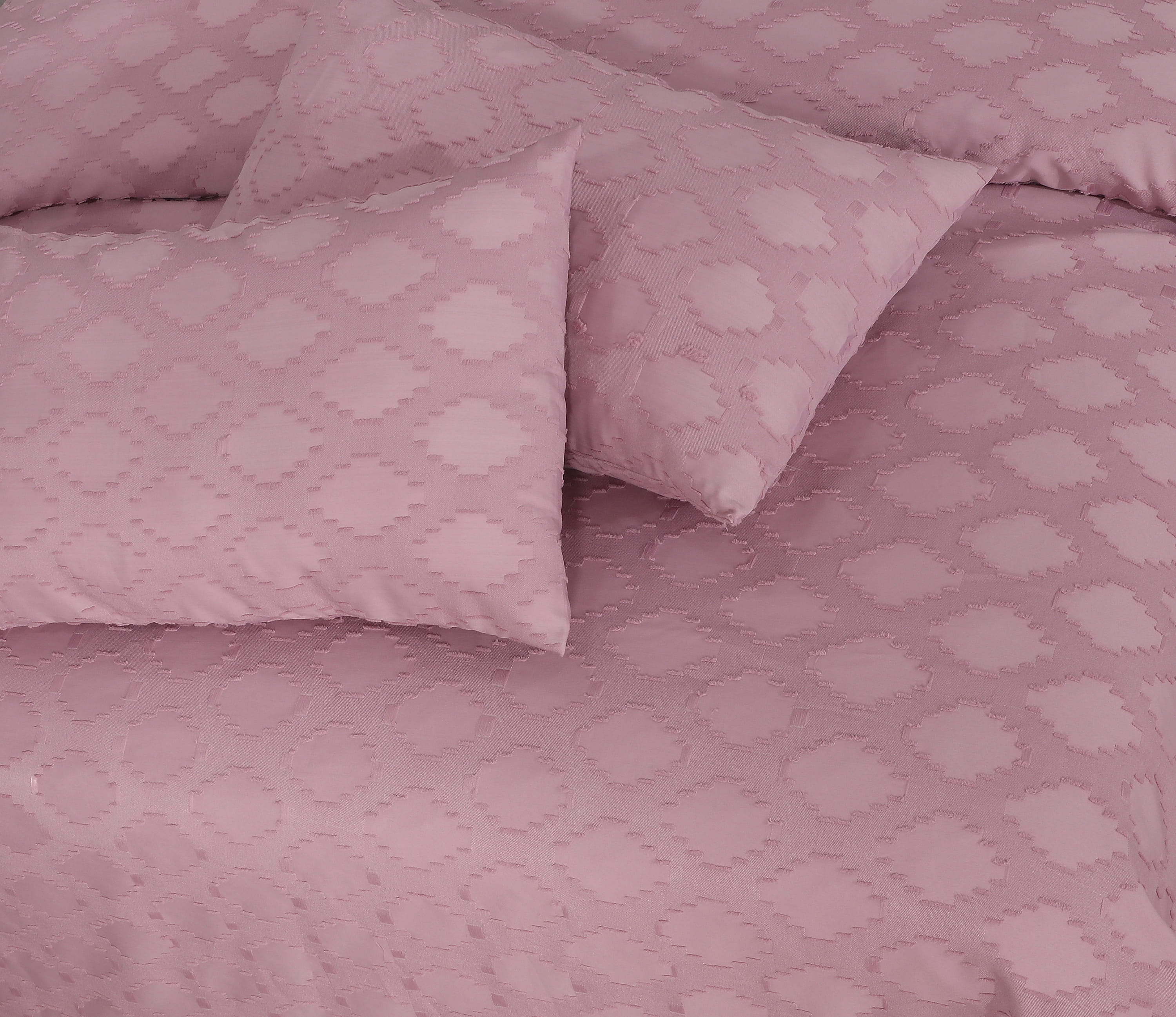 Motif Jacquard Quilt Cover 3 Pcs #272