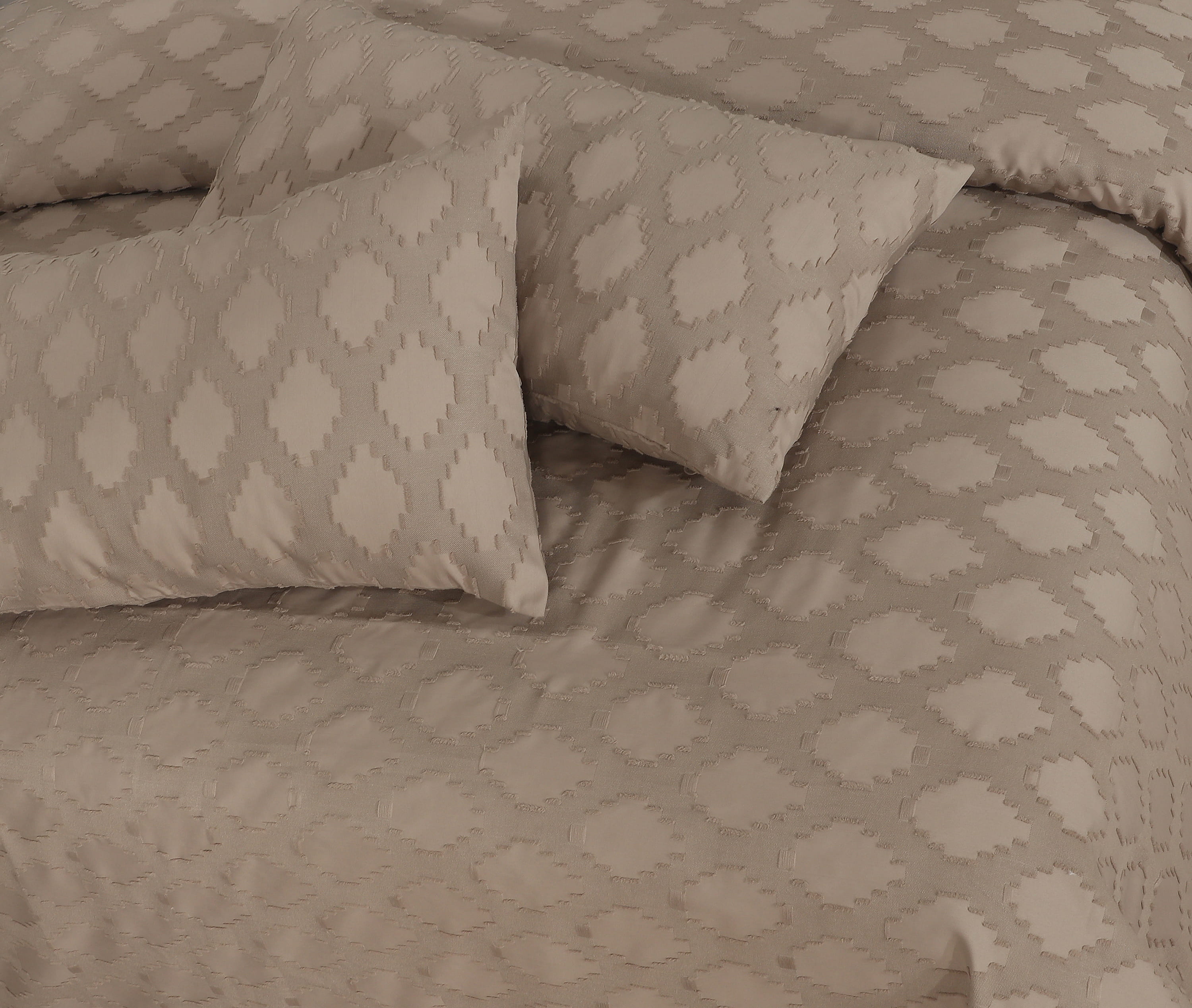 Motif Jacquard Quilt Cover 3 Pcs #271