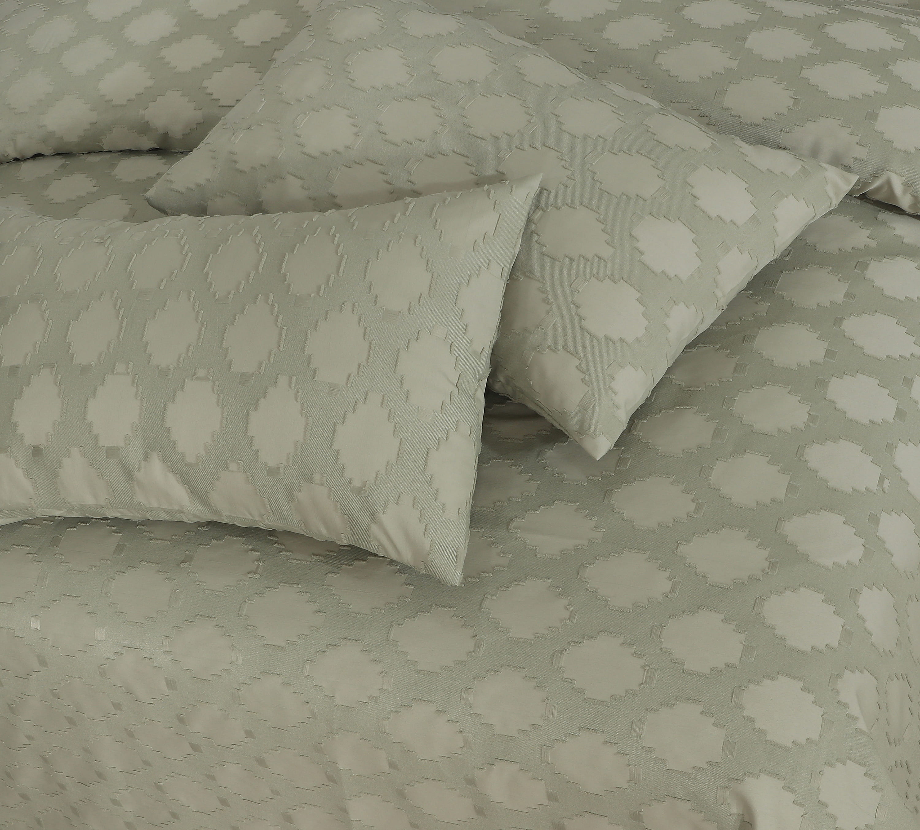 Motif Jacquard Quilt Cover 3 Pcs #273