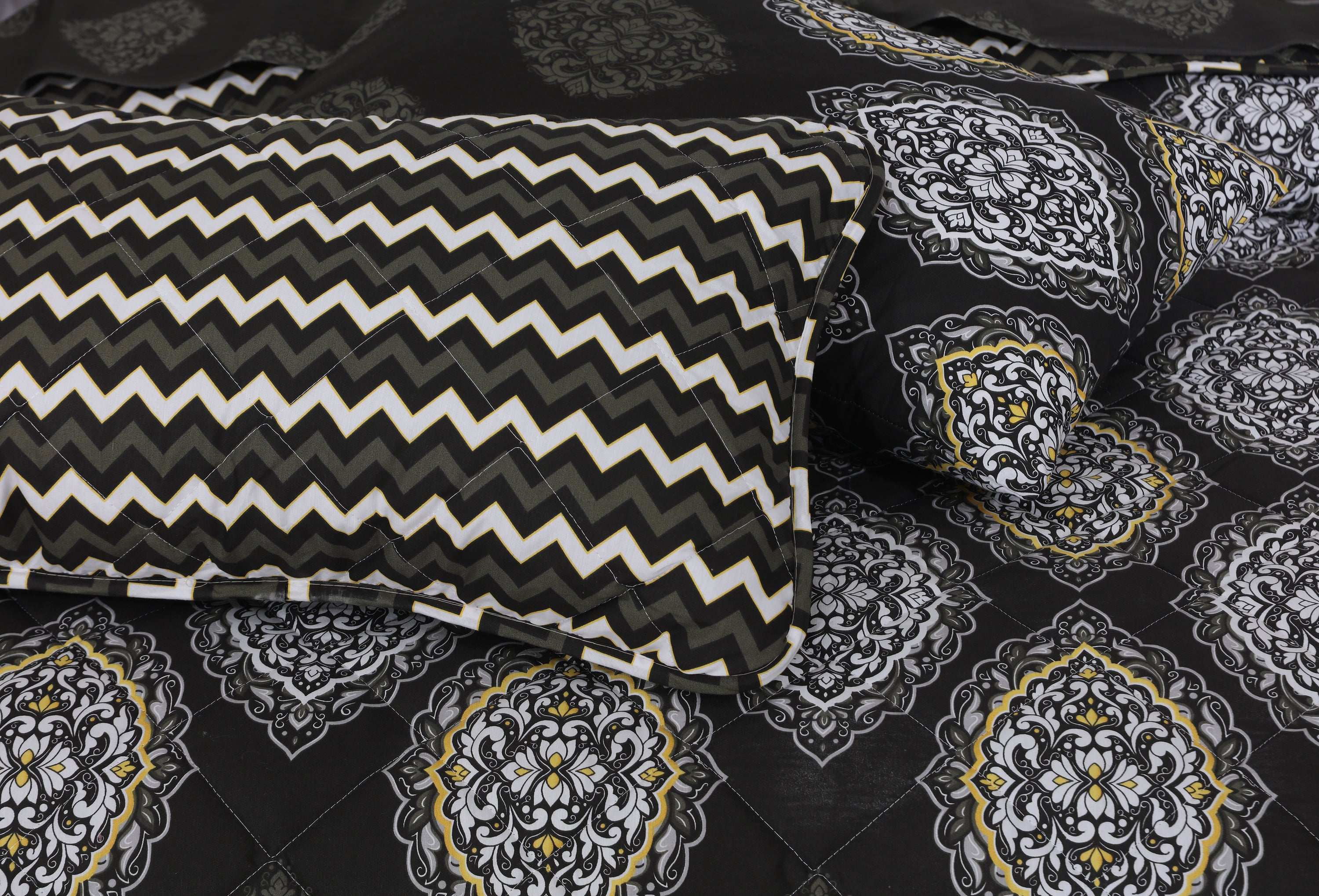 Quilted Comforter Set 6 Pcs Design 893