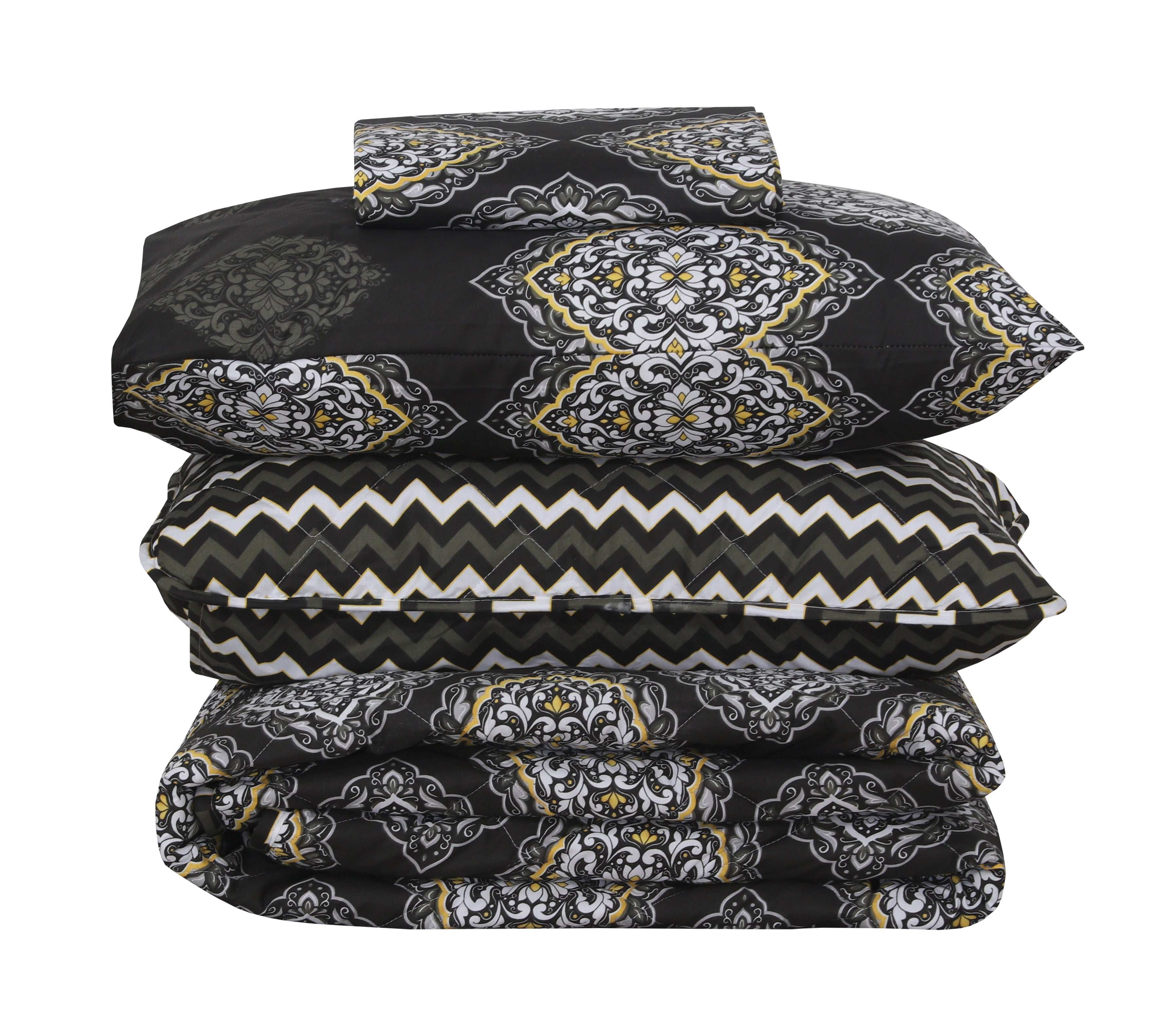 Quilted Comforter Set 6 Pcs Design 893
