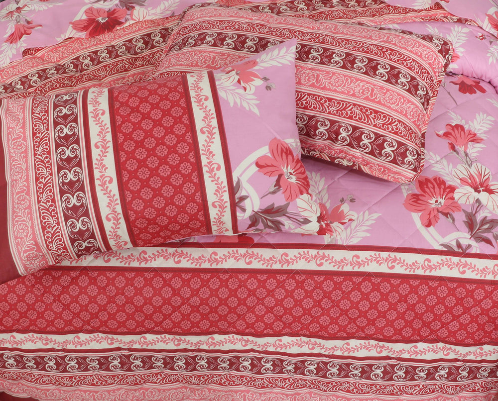 Quilted Comforter Set 6 Pcs Design 988