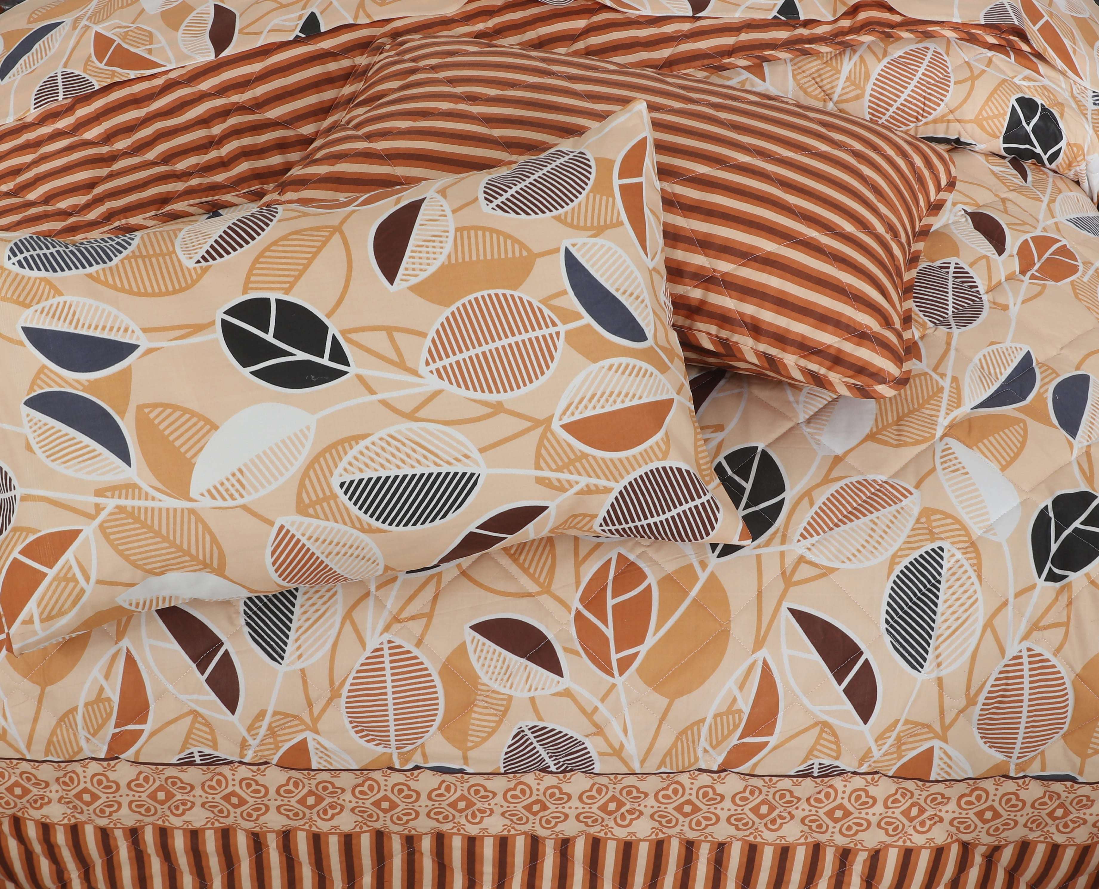 Quilted Comforter Set 6 Pcs Design 985