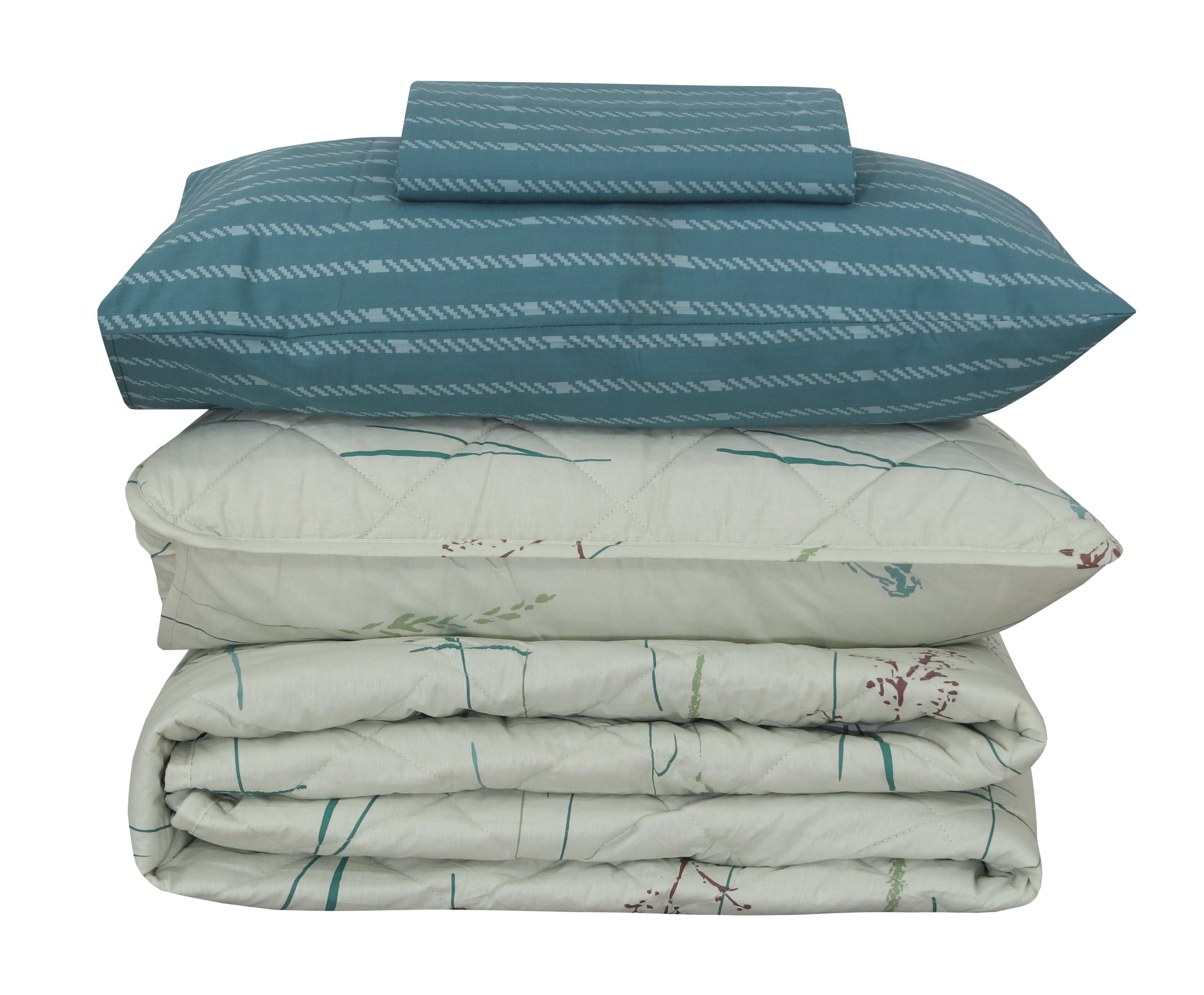 Quilted Comforter Set 6 Pcs Design 919