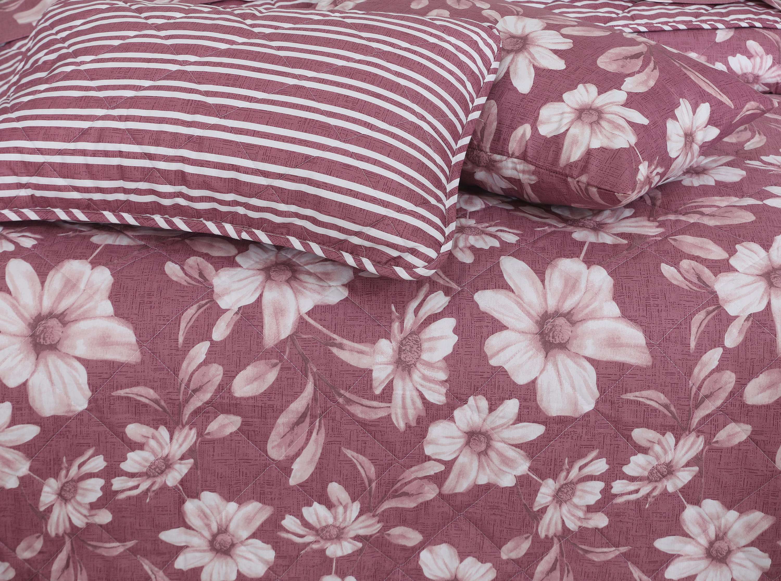 Quilted Comforter Set 6 Pcs Design 993
