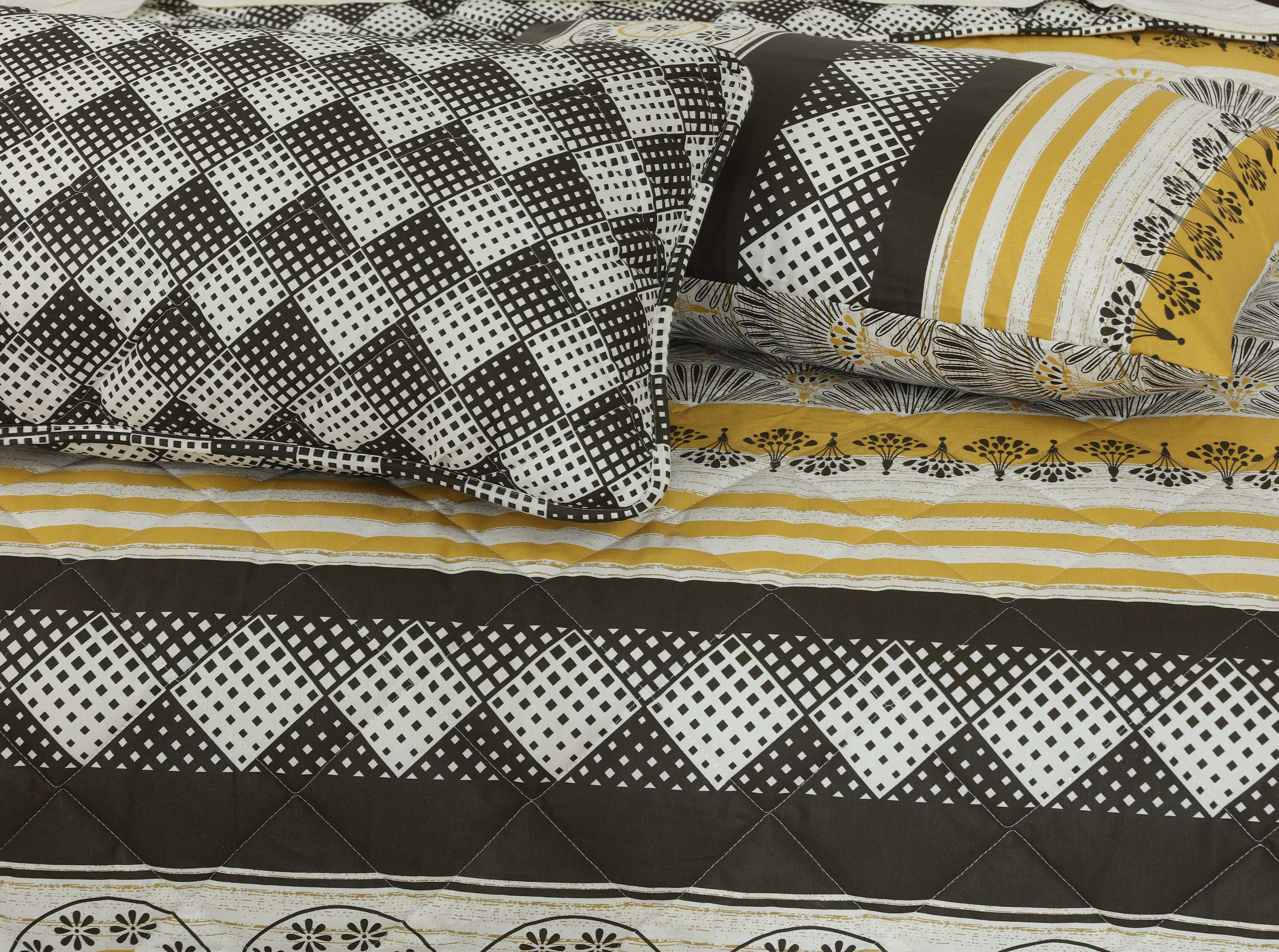 Quilted Comforter Set 6 Pcs Design 929