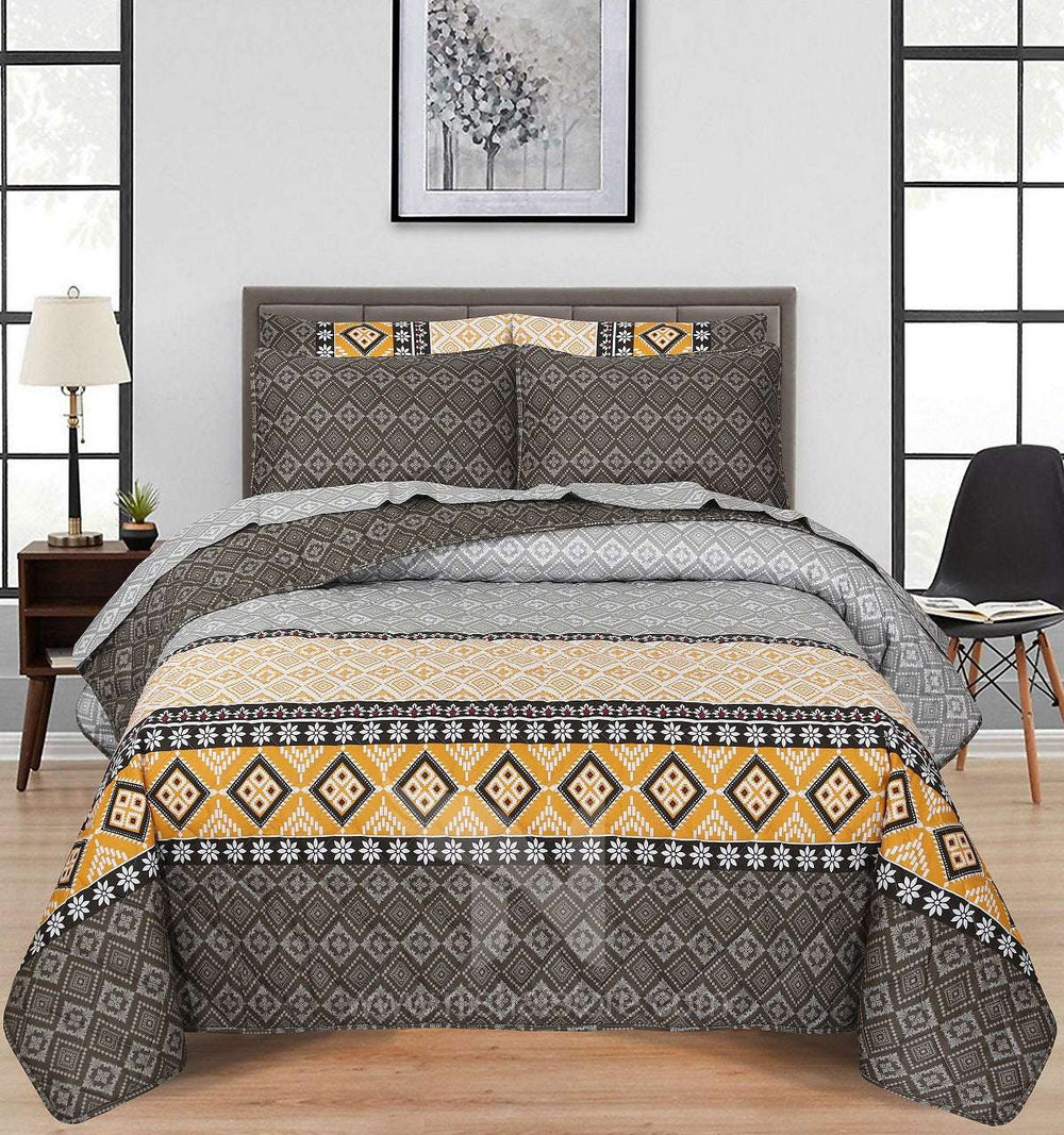 Quilted Comforter Set 6 Pcs Design 999