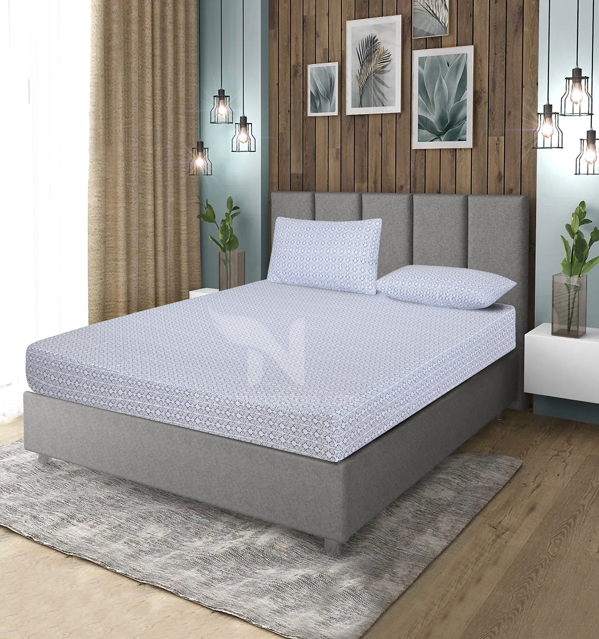 Fitted Double Bed Sheet DS# 405