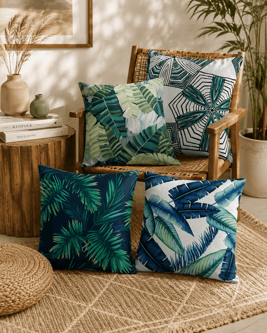 4 PCs Digital Printed Cushion Covers Ds269 - Nishat Creative Store