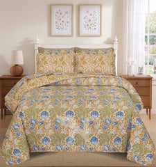 Quilted Comforter Set 6 Pcs Design 1015