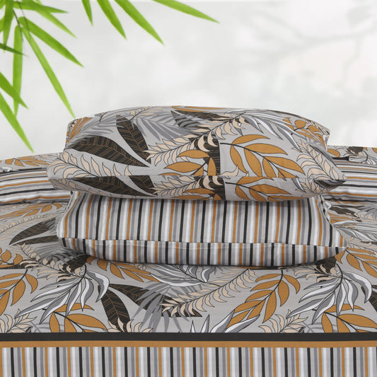 Floral  Quilt Cover 6 Pcs Design #241
