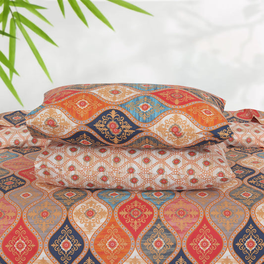 Floral  Quilt Cover 6 Pcs Design #259