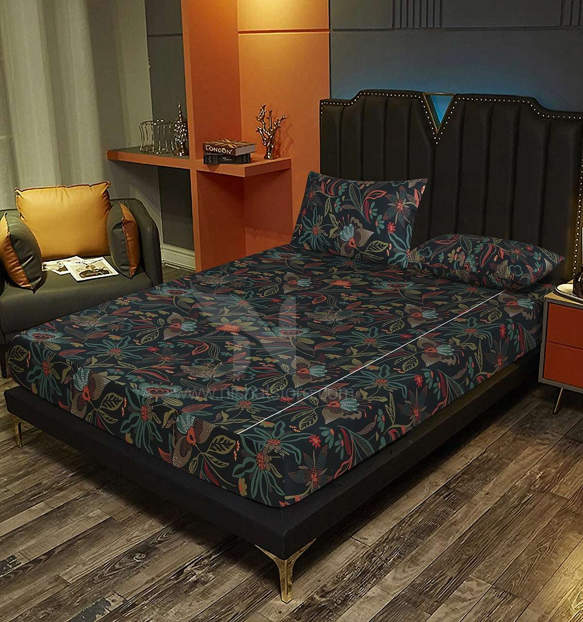 Fitted Double Bed Sheet DS# 281