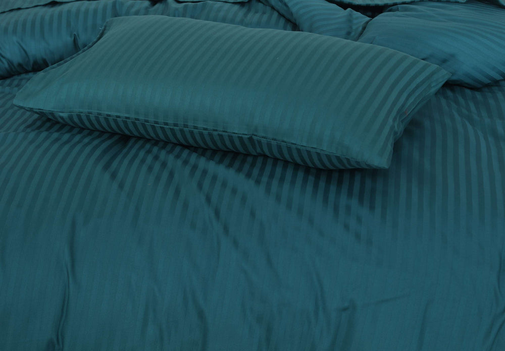 6 Pcs Stripe Satin Quilt Cover Design 227 - Nishat Creative Store