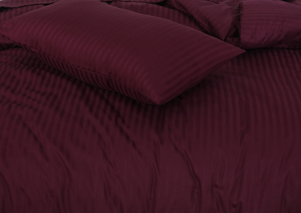 6 Pcs Stripe Satin Quilt Cover Design 228 - Nishat Creative Store