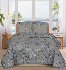 Quilted Comforter Set 6 Pcs Design 1036