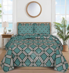 Quilted Comforter Set 6 Pcs Design 1037