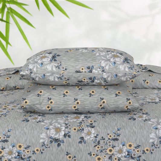 Floral  Quilt Cover 6 Pcs Design #258
