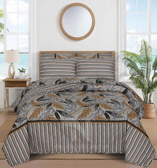 Quilted Comforter Set 6 Pcs Design 1038