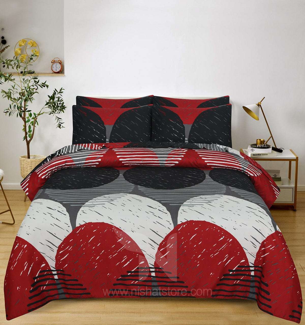 Floral  Quilt Cover 6 Pcs Design #222