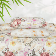 Floral  Quilt Cover 6 Pcs Design #254