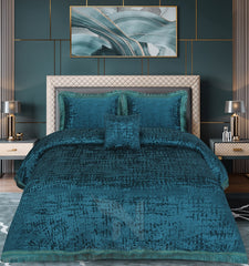 Heavy Velvet Texture Bed Sheet Set –4 Pcs Design #574