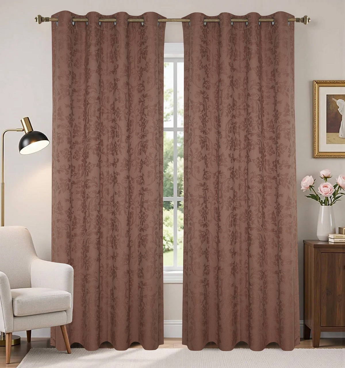 Pack of 2 Curtain Design  095