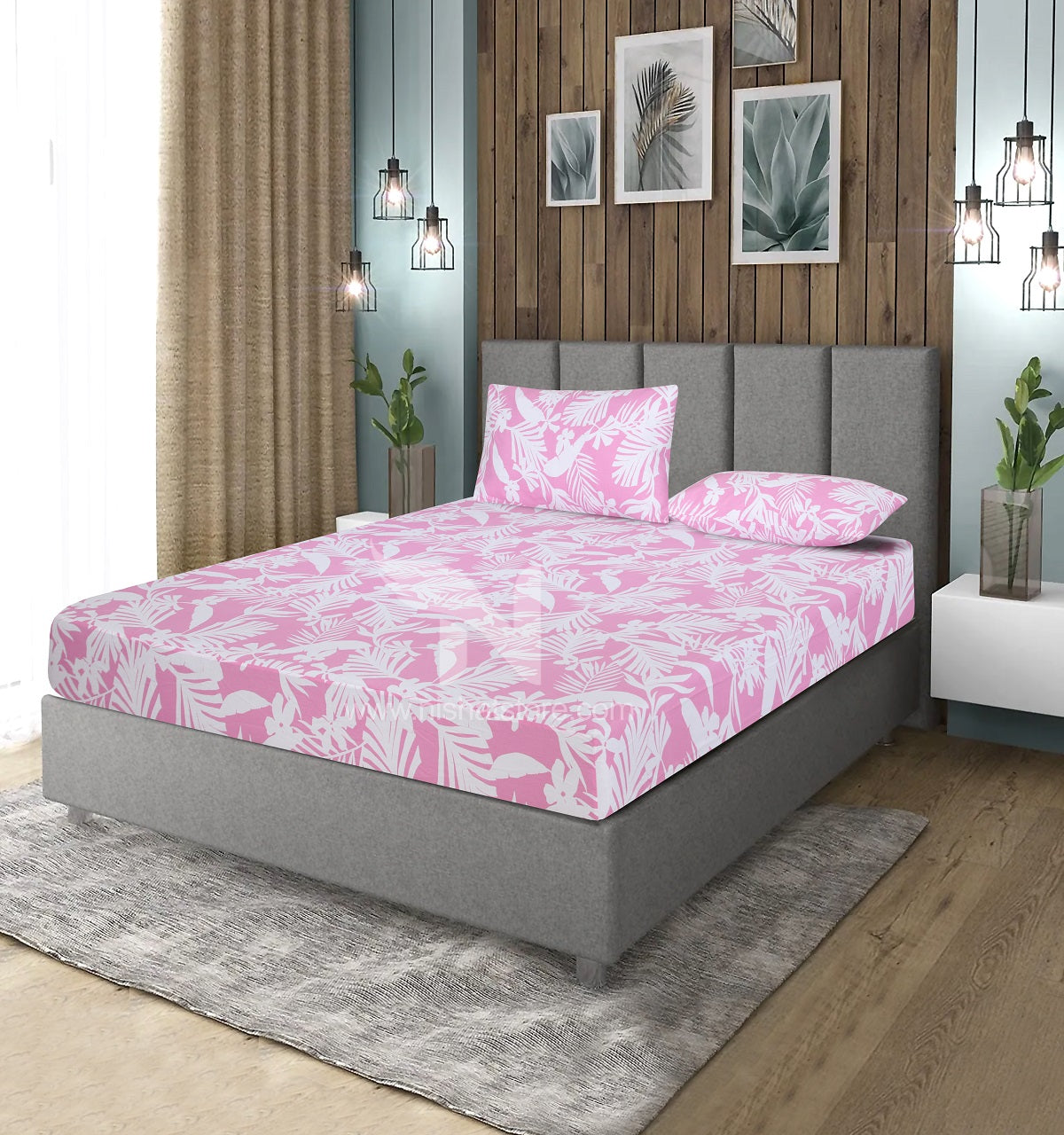 Fitted Double Bed Sheet DS# 401