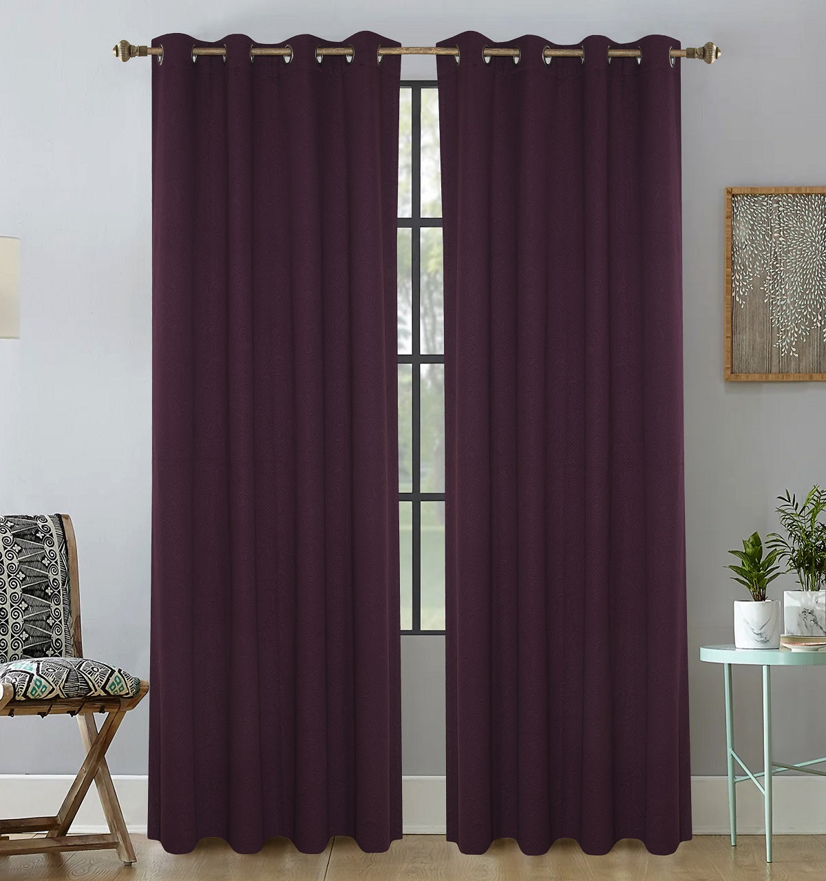 Pack of 2 Curtain Design  089