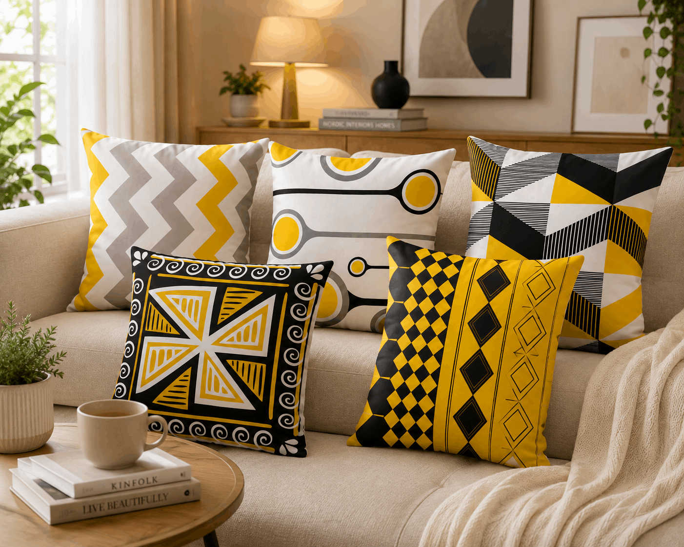 5 PCs Digital Printed Cushion Covers Ds#264