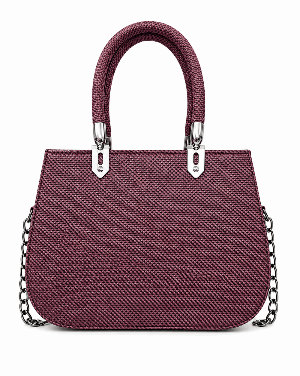 Skyway Woven Texture Top Handle Satchel Bag