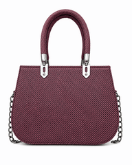 Skyway Woven Texture Top Handle Satchel Bag