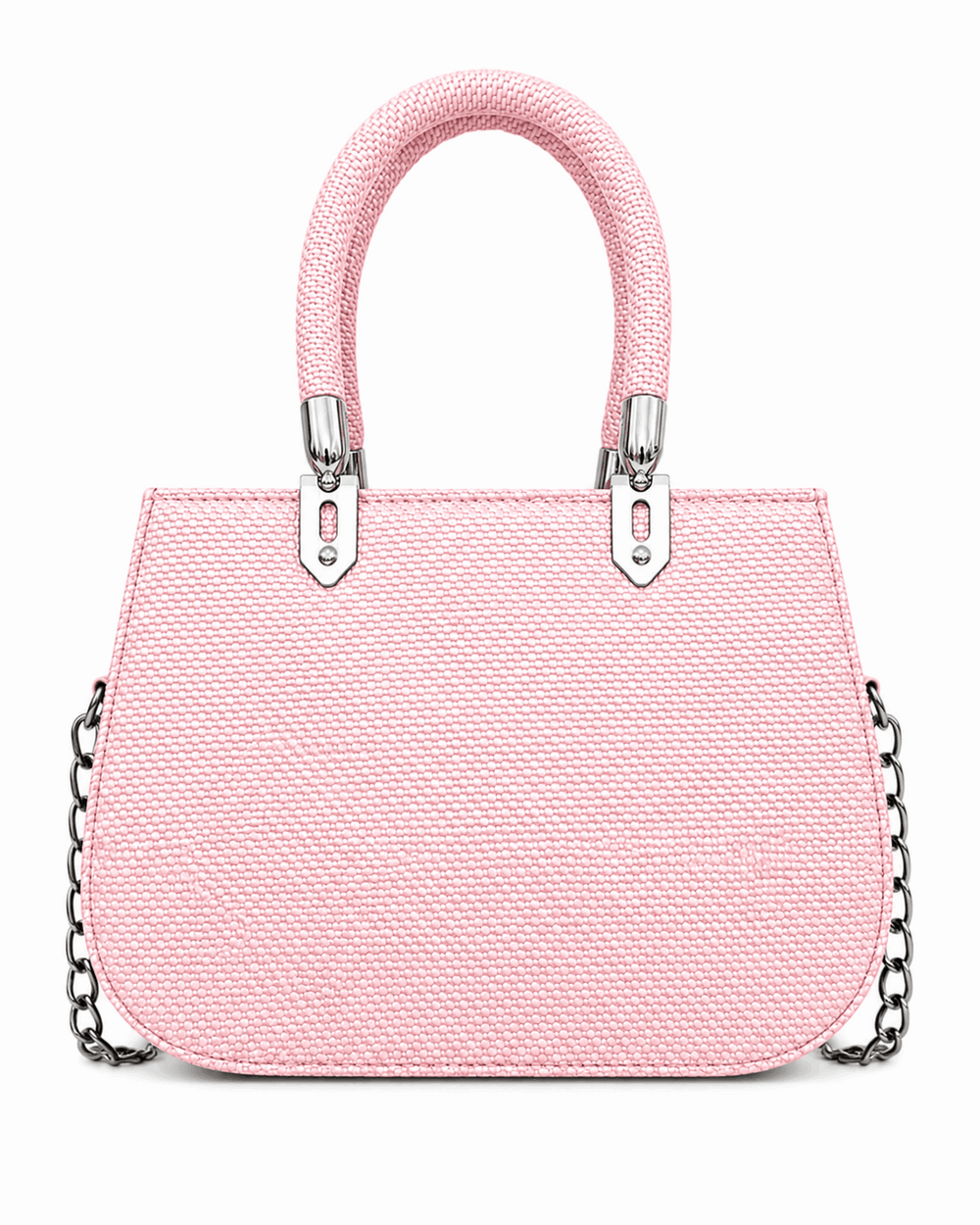 Skyway Woven Texture Top Handle Satchel Bag