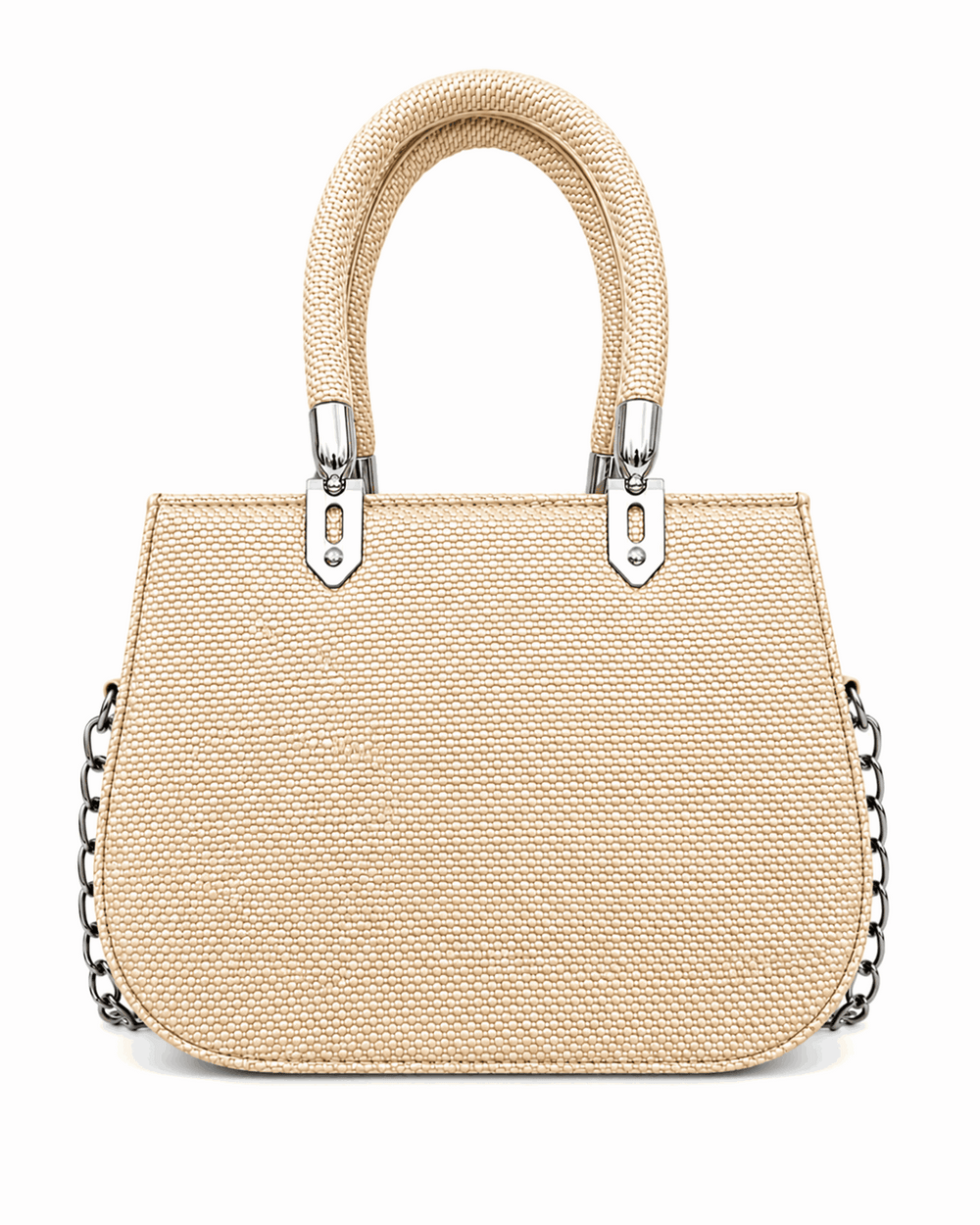 Skyway Woven Texture Top Handle Satchel Bag