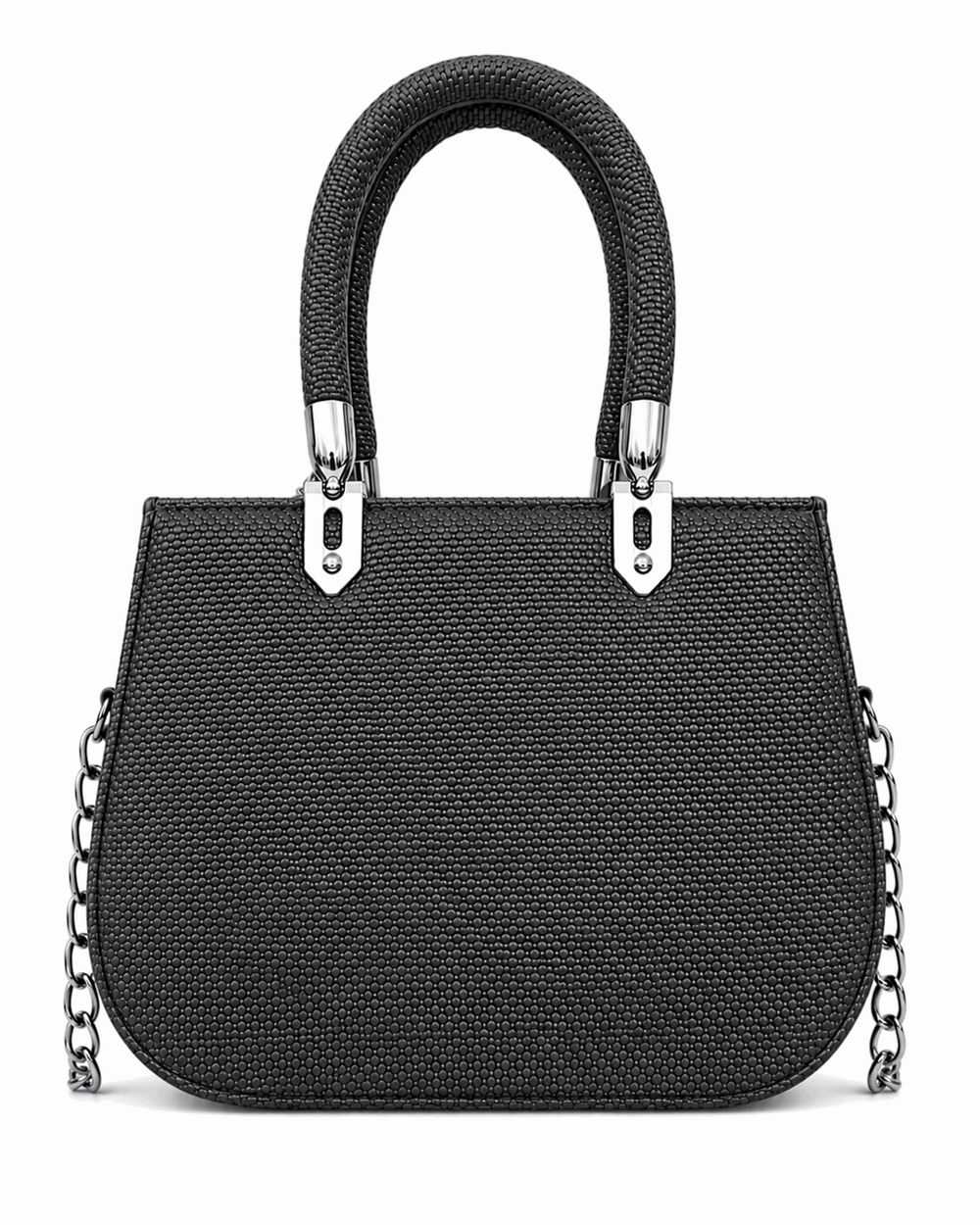Skyway Woven Texture Top Handle Satchel Bag