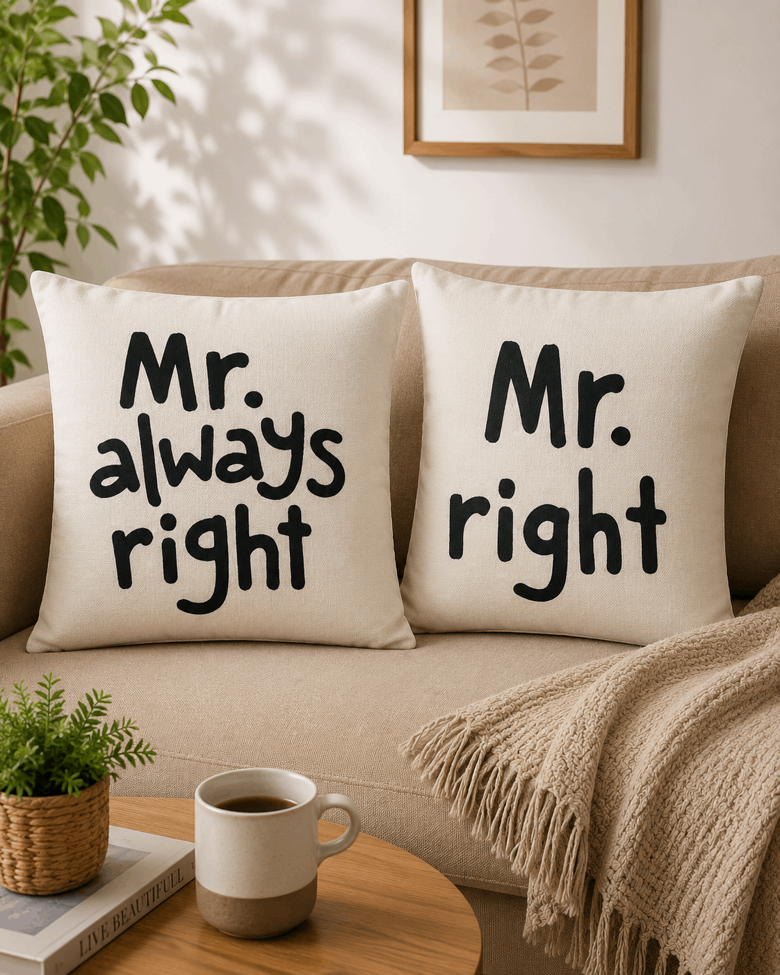 2 PCs Printed Cushion Covers Ds#270