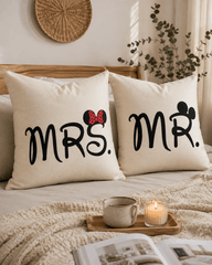 2 PCs Printed Cushion Covers Ds#271