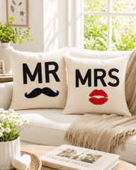 2 PCs Printed Cushion Covers Ds#273