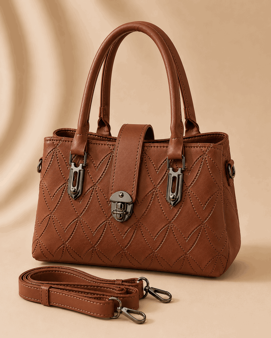 The Crown Quilt Satchel