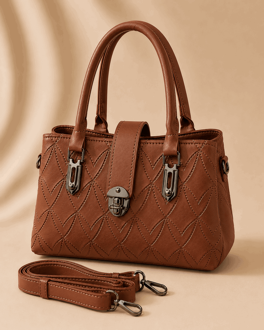 The Crown Quilt Satchel