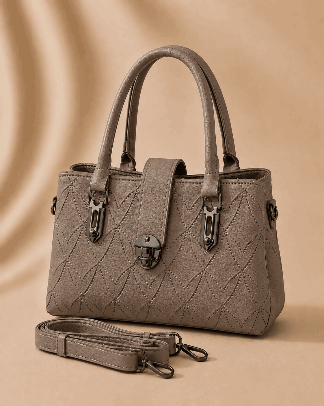 The Crown Quilt Satchel