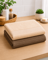 Linear Border Bath Towel
