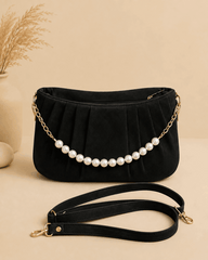 Pearl Chain Satchel Bag